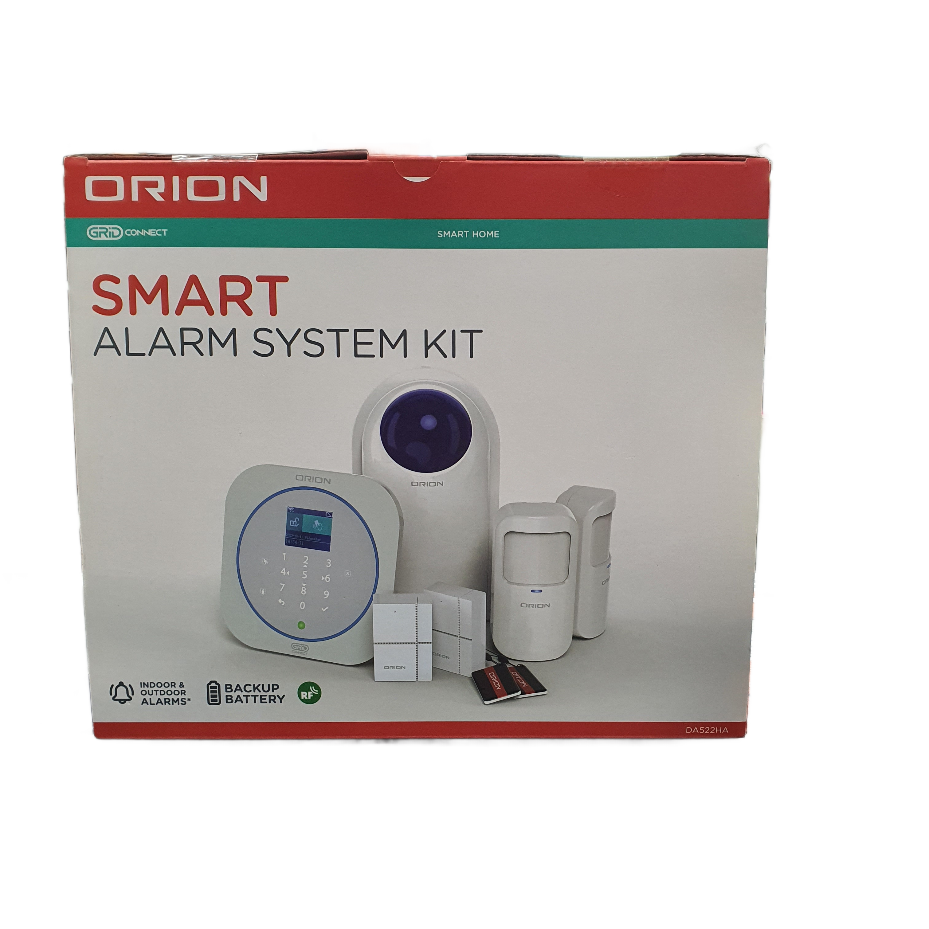 Orion Smart Alarm System Kit with Keypad and 4 Sensors (DA522HA) (MR)