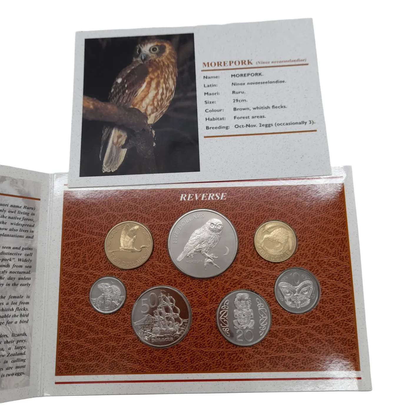 Reserve Bank Of New Zealand Coin Set 1999 Proof Set 7 Coins In Packaging (WL 1388905)