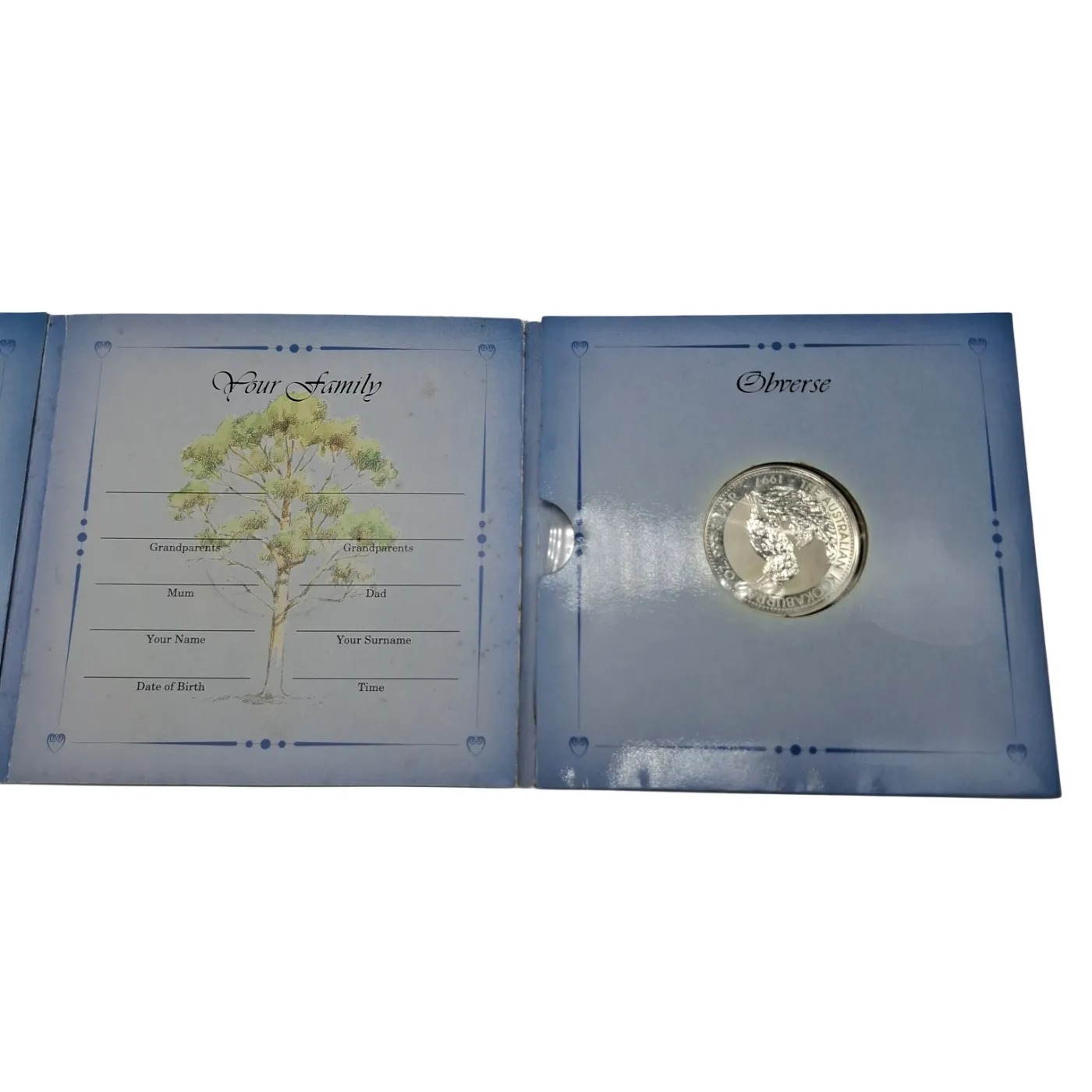 Perth Mint Kookaburra 1oz Silver Coin in Precious Gift Case (WR 1416641)