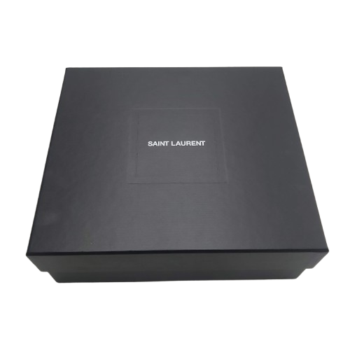 YSL Saint Laurent Black Leather Camera Dust Bag (NA 1356302)