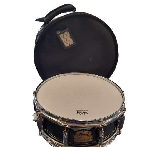 Pearl Chad Smith Signature Snare Drum 14″ x 5″ Black Nickel-Plated Steel (CS061642) (GE)