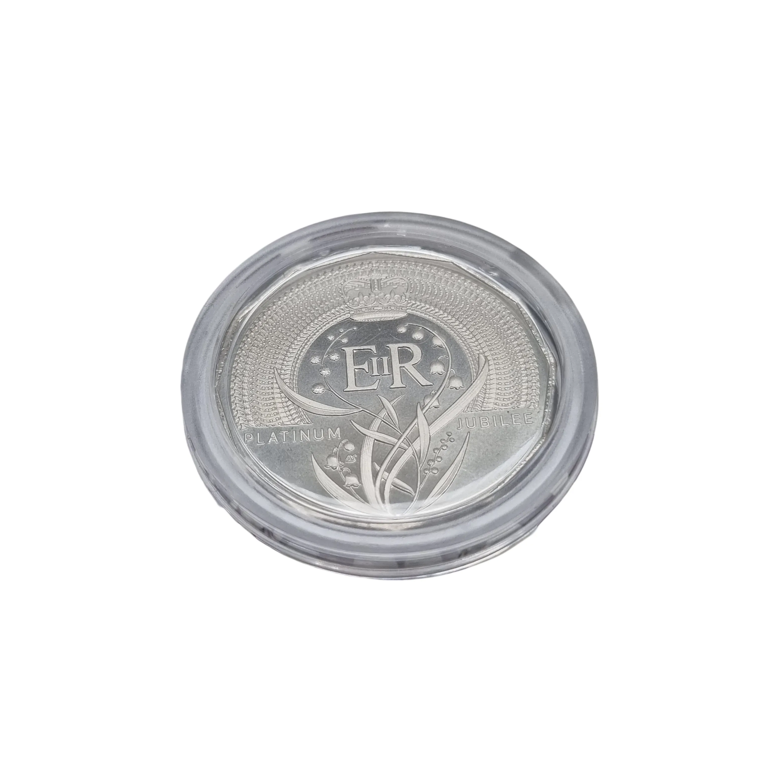 2022 50c Platinum Jubilee Of HM Queen Elizabeth II Uncirculated Coin