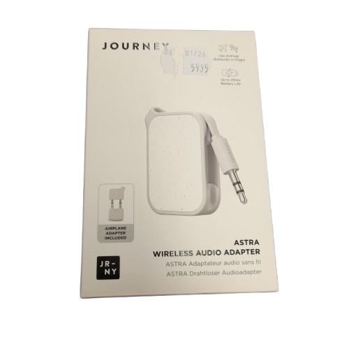 Journey Astra Wireless Audio Adapter White JMBTLG (LN)