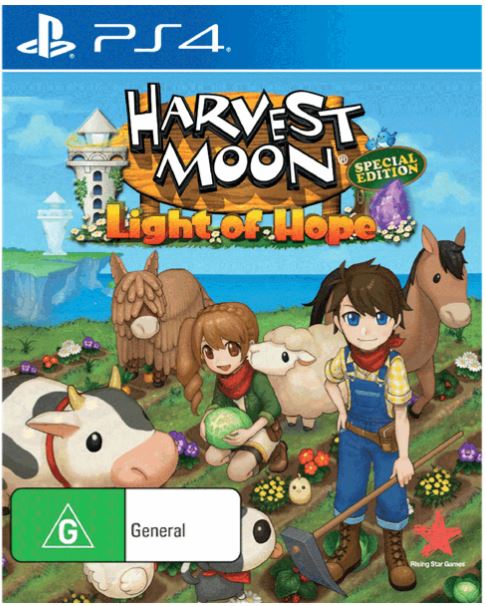 Harvest Moon: Light of Hope Playstation 4 Game Good Condition No Manual (MR)