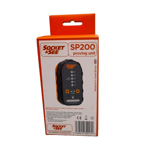Socket & See SP200 Professional Proving Unit New In Box