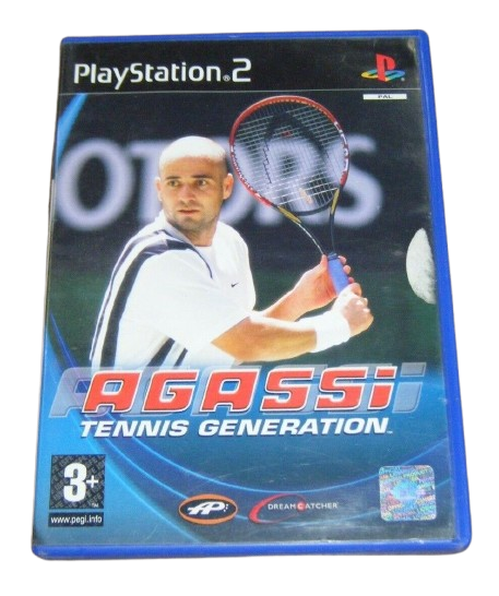 PLAYSTATION 2 Agassi Tennis Generation, Very Good Condition, With Case & Manual
