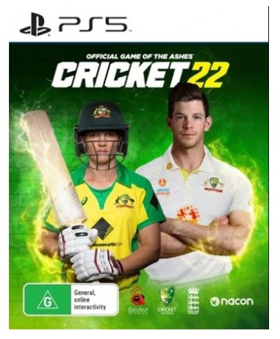Playstation 5 Cricket 22, Excellent Condition, With Case No Manual