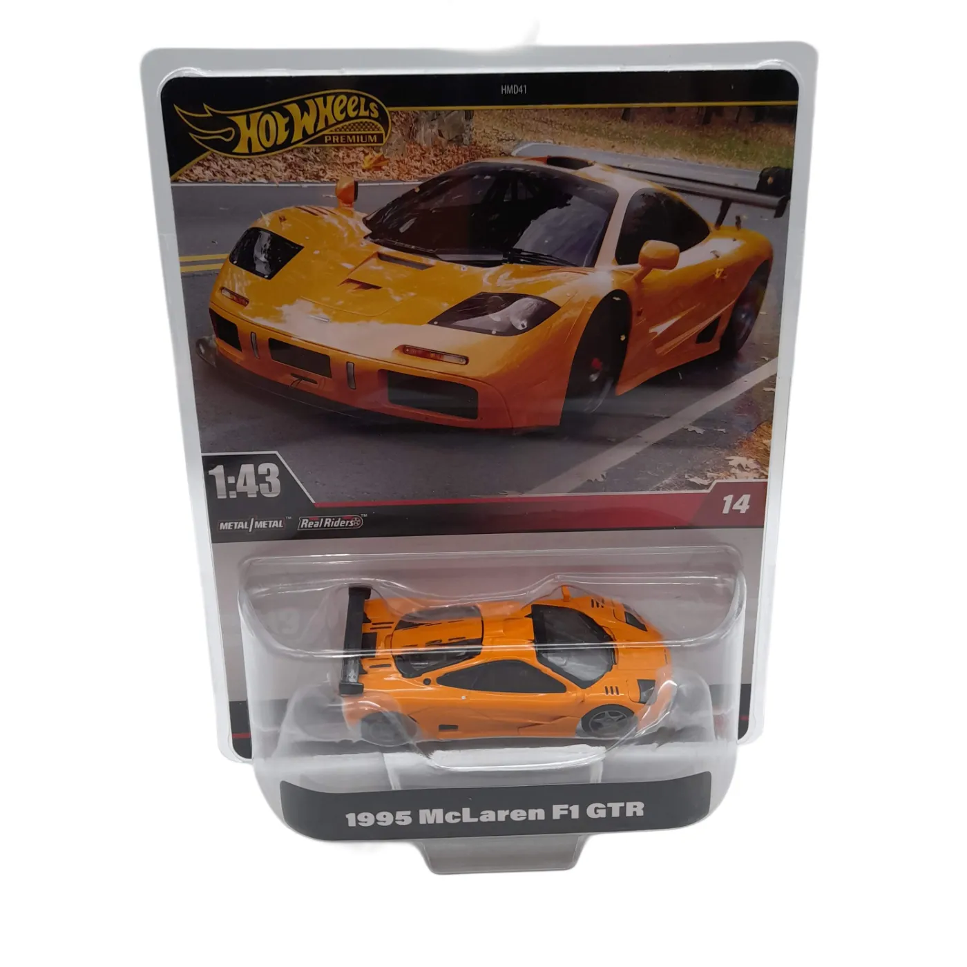 Hot Wheels Premium 1:43 Scale 1995 McLaren F1 GTR  (WL 1374265)