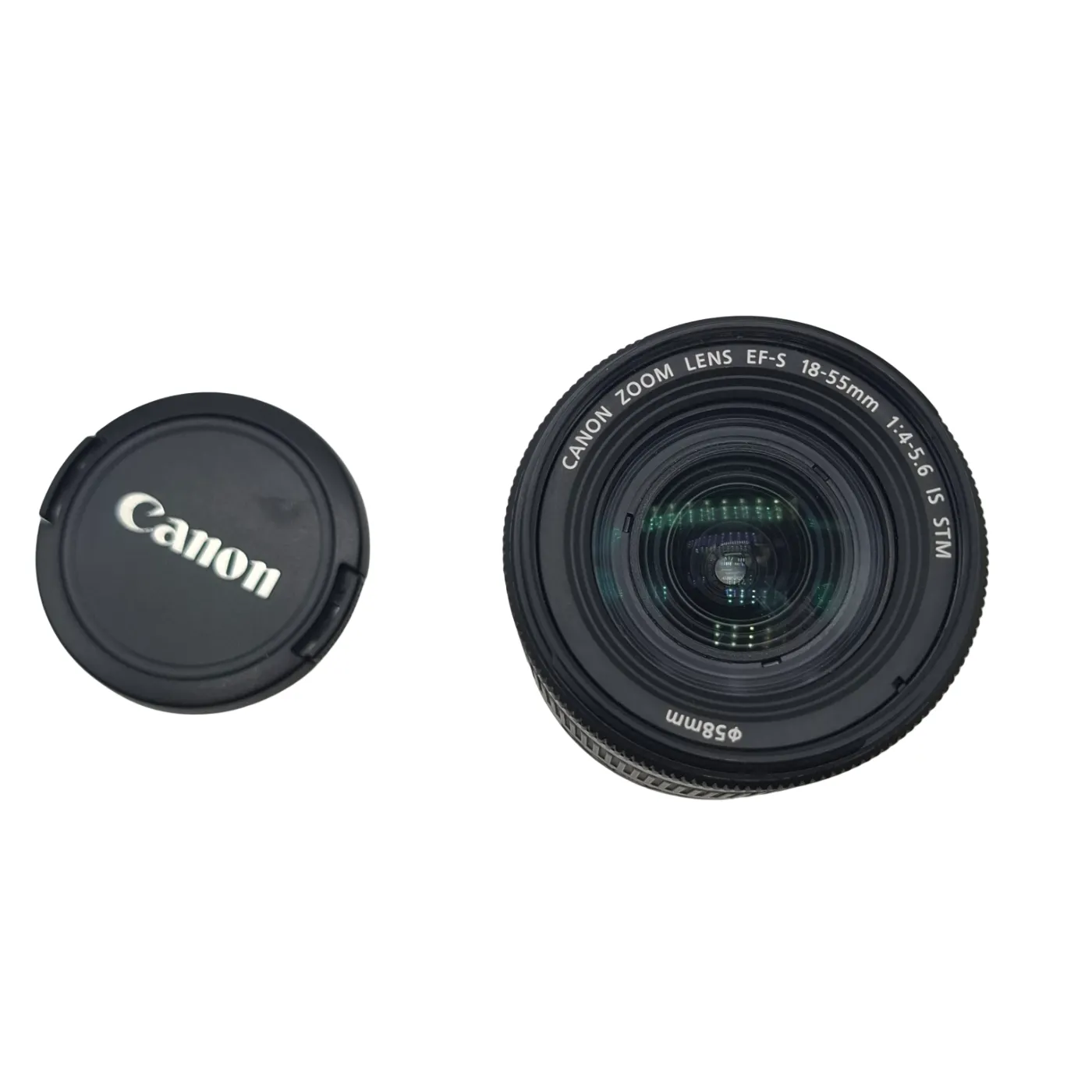 Canon Zoom Lens EF‑S 18‑55mm f/4‑5.6 + Lens Cover (WR)