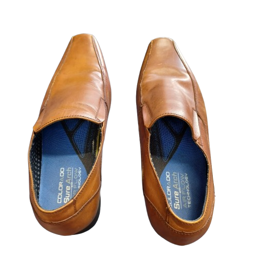 Colorado Brown Leather Dress Shoes (lel)