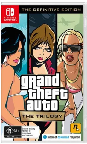 Grand Theft Auto The Trilogy Nintendo Switch Game Good Condition ** Cartridge Only **