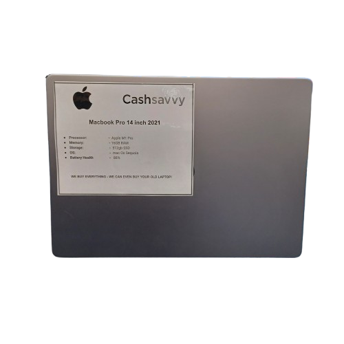 Apple MacBook Pro 14 A2442 M1 Pro 16GB RAM 512GB SSD With Charger and Case ( LE )