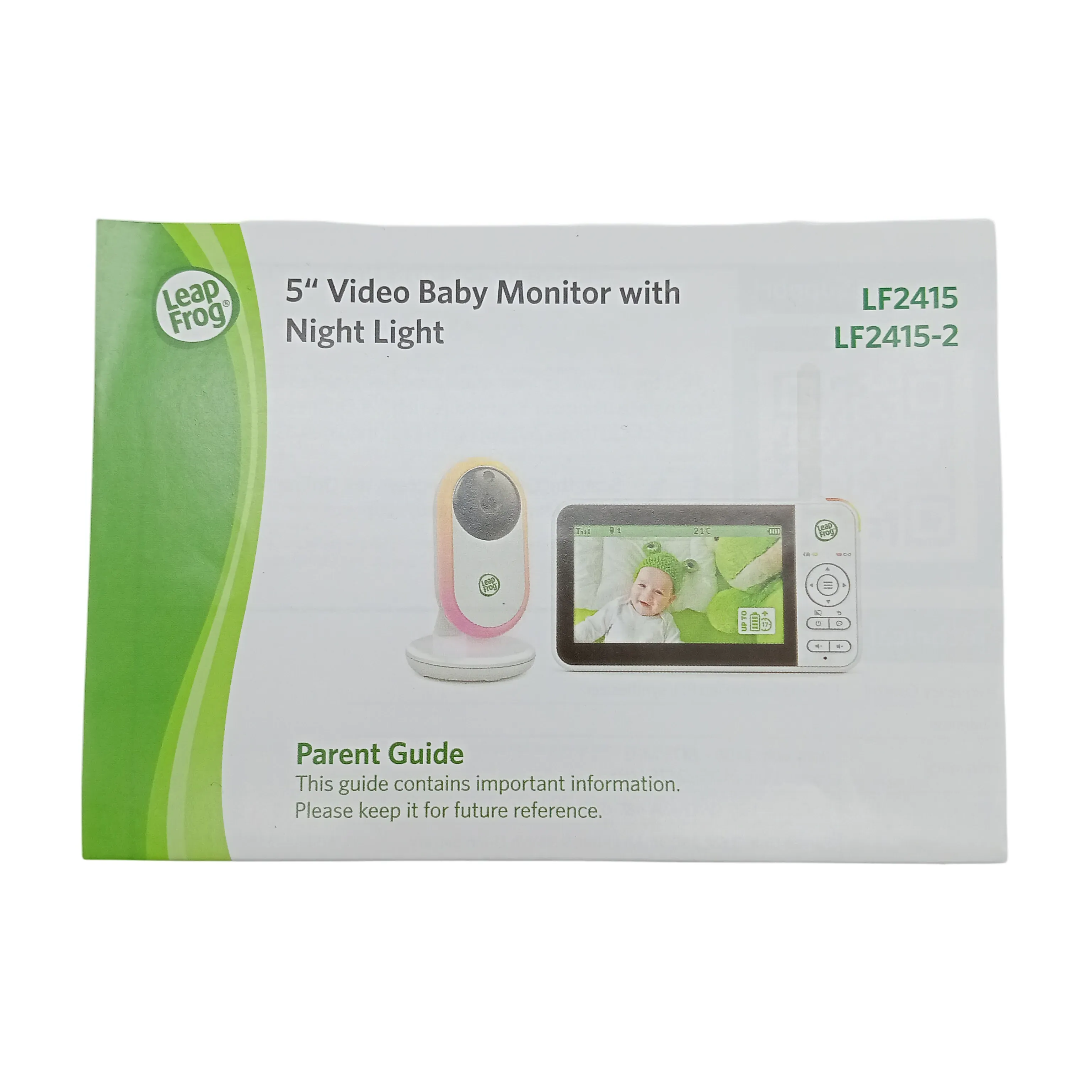 LeapFrog LF2415 Night Light Video Baby Monitor