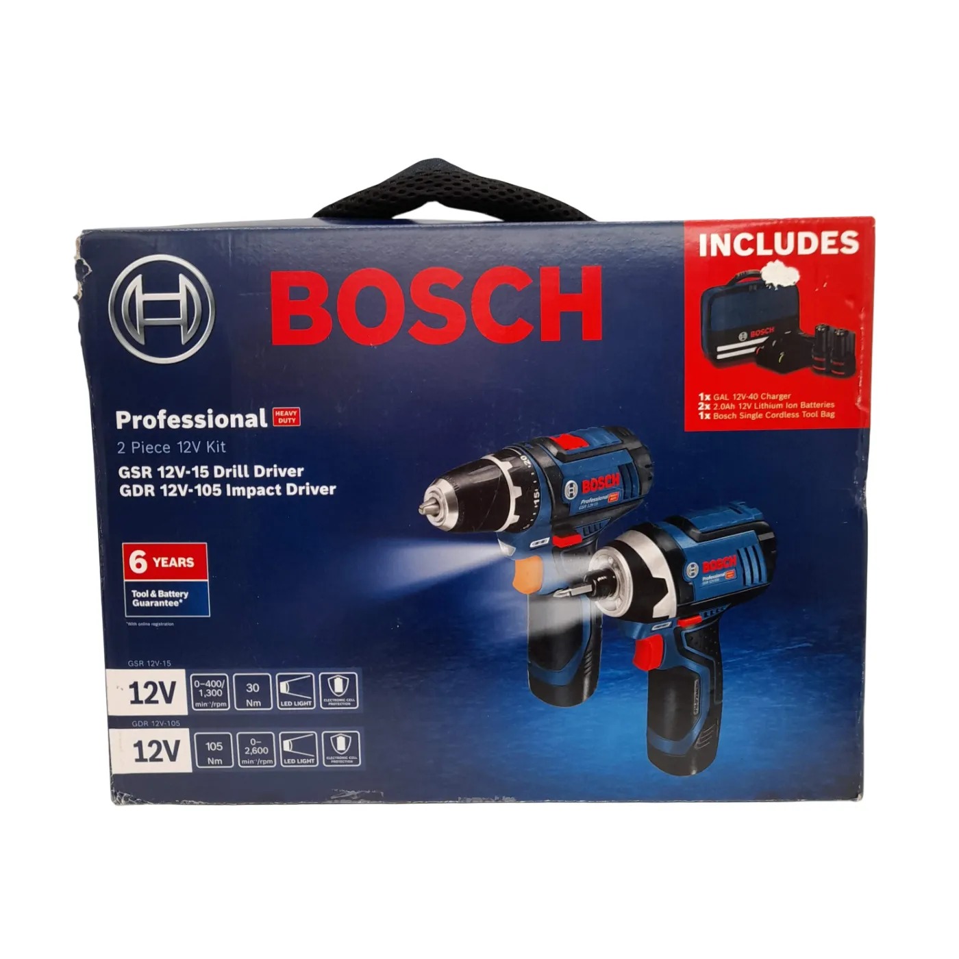 BOSCH GSR 12V-15 Tool Kit Set (WR 1410381)