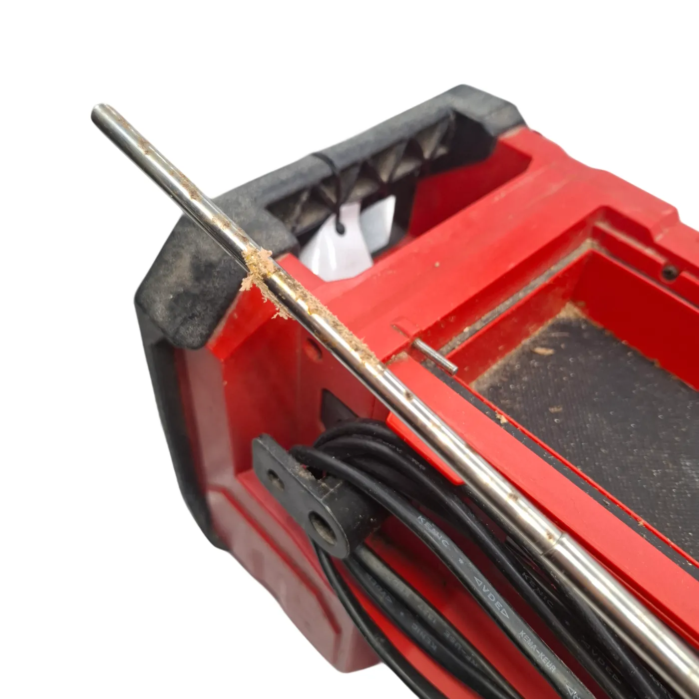 Milwaukee M18JSR Jobsite Radio *Skin Only* Broken and Rusty Antenna (WR 1410458)