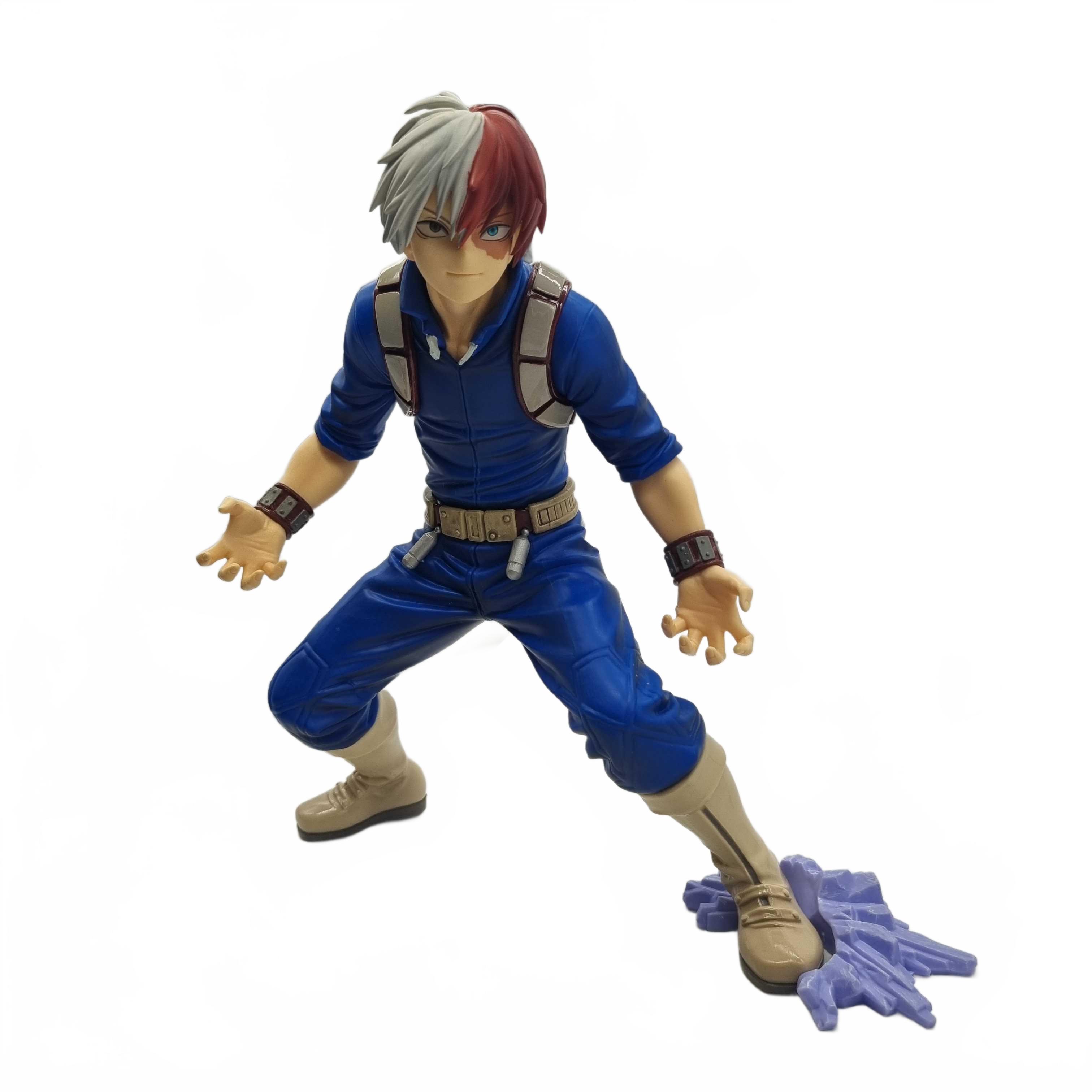 My Hero Academia Shoto Todoroki Figurine Blue With Ice Foot Attachment (WR 1424622)