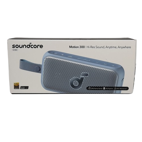 Soundcore Motion 300 Portable Bluetooth Speaker Light Blue in Box Like New (JN)