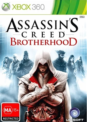 Assassins Creed Brotherhood Xbox 360 Good Condition with Manual (LN)