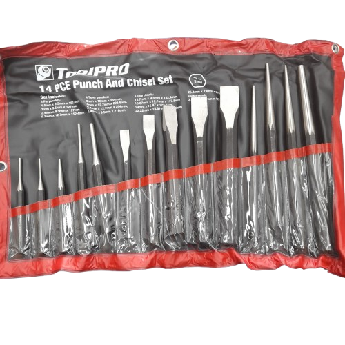 Toolpro 14 Piece Punch And Chisel Set 579940 (LN)