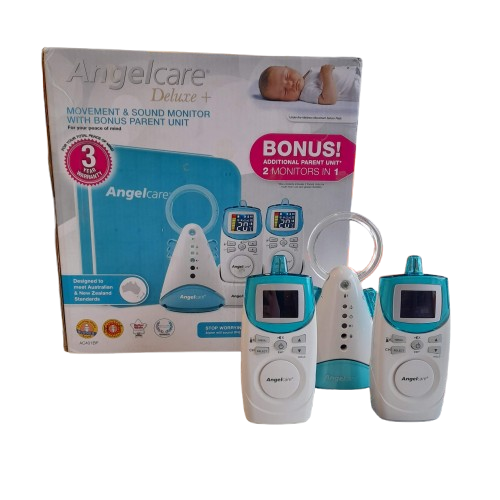 Angelcare Deluxe + Digital Sound & Movement Rechargeable Monitor AC401-2P (MR 1344523)