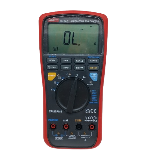 Uni-T UT533 Insulation Multimeter Red With Cables (1425163) (CP)