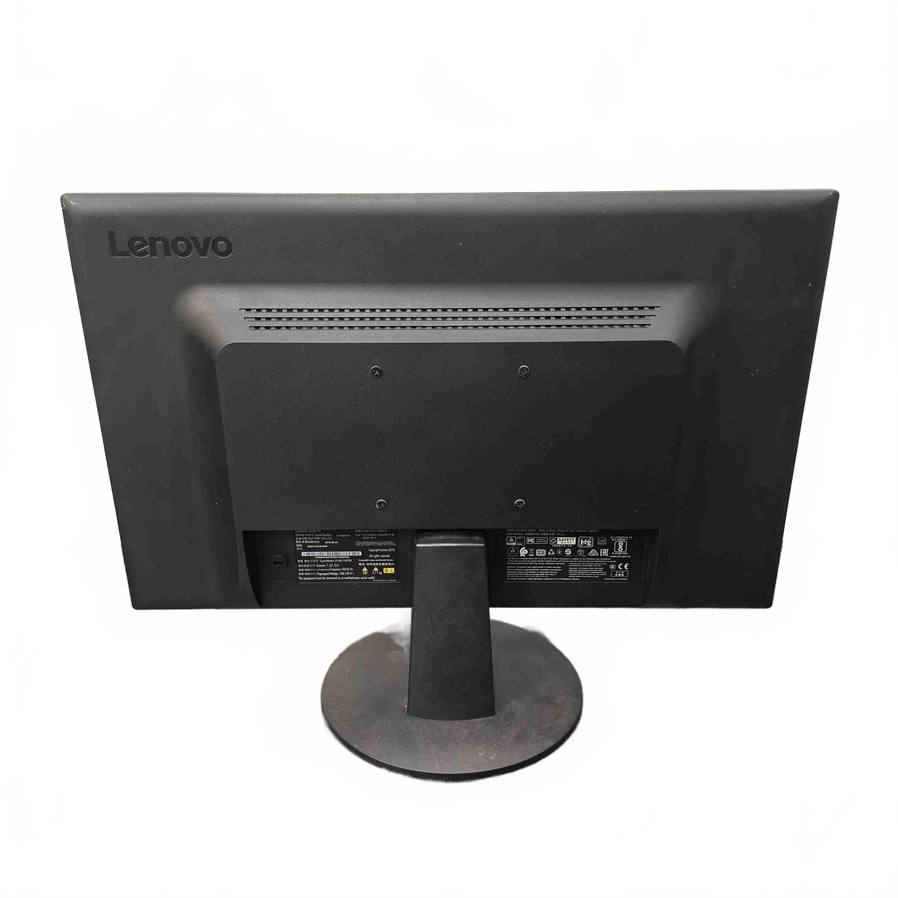 Lenovo D22-10 21.5-inch Full HD Monitor Black (WR 1437465)