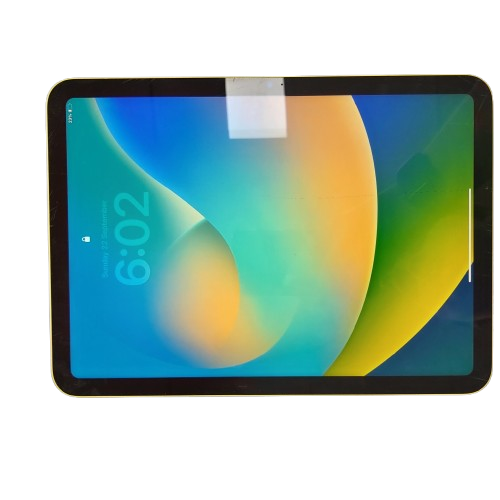 Apple Ipad 10th Generation Yellow Some Cracks  * Sold As Is *