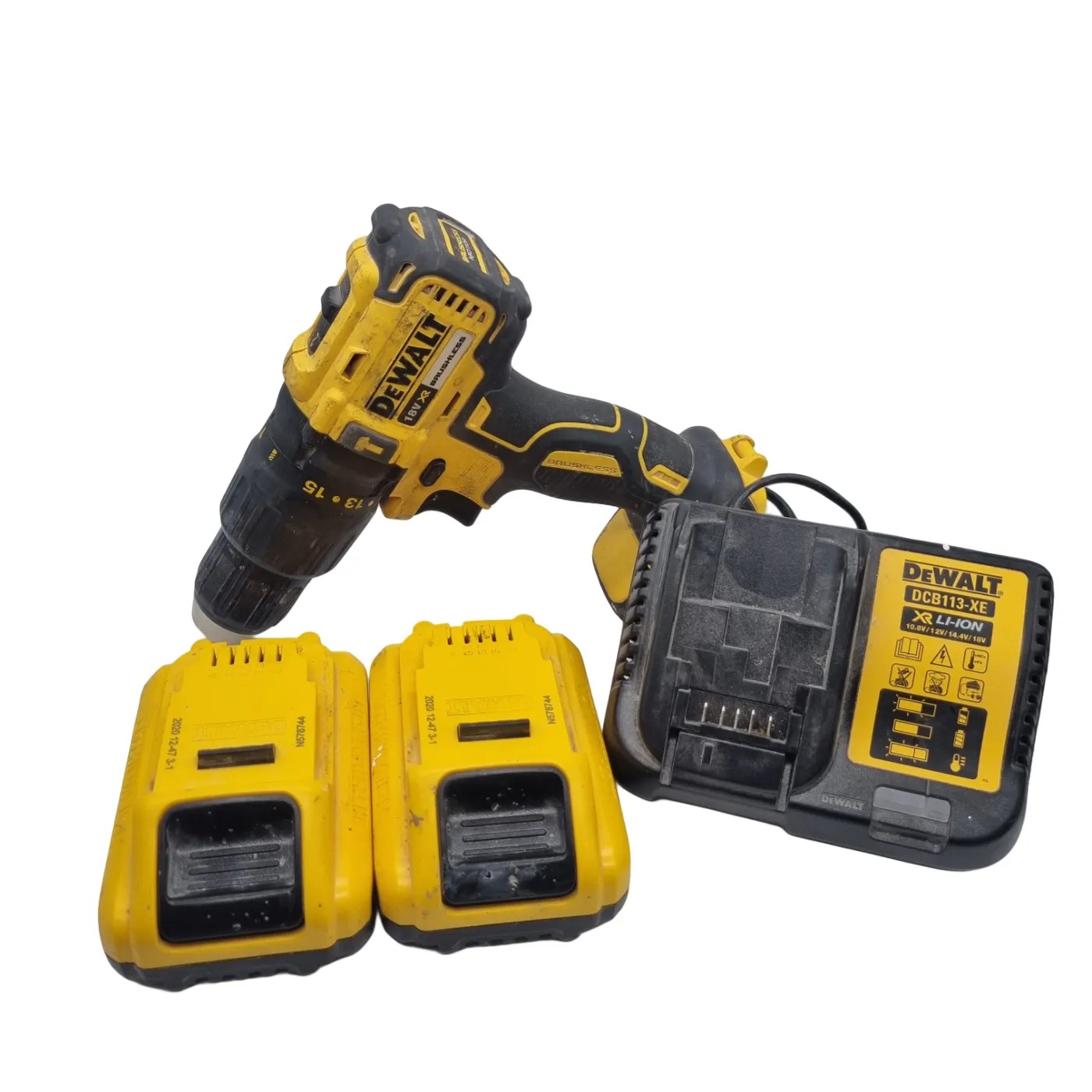 Dewalt Drill Kit DCD778 With 2x 3.0Ah Batteries and Charger (WR 1408178)