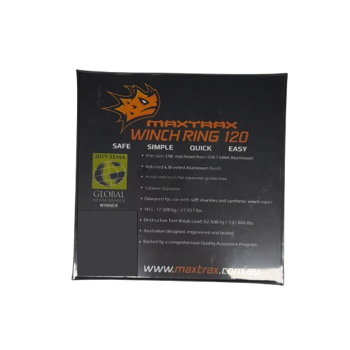 Maxtrax Winch Ring Silver MTXWR In The Box (MR)