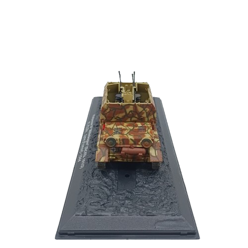 Combat Tanks Collection Flakpanzer Brown Figure With Magazine In Case (CP)