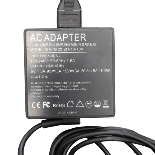 Unbranded Laptop Charger ZH-10-100 Black (LN)