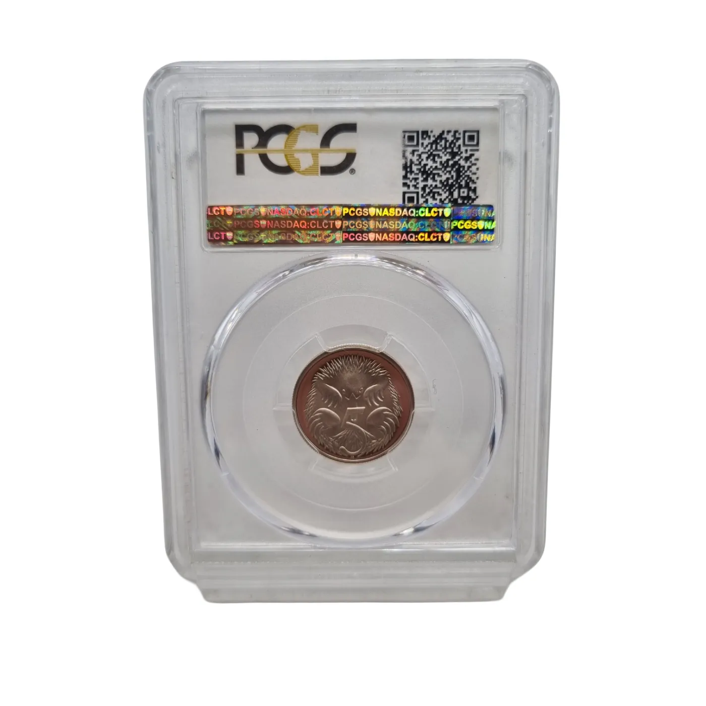 1986 Australian 5 Cent Coin Graded PCGS PR68DCAM (WR 1366582)