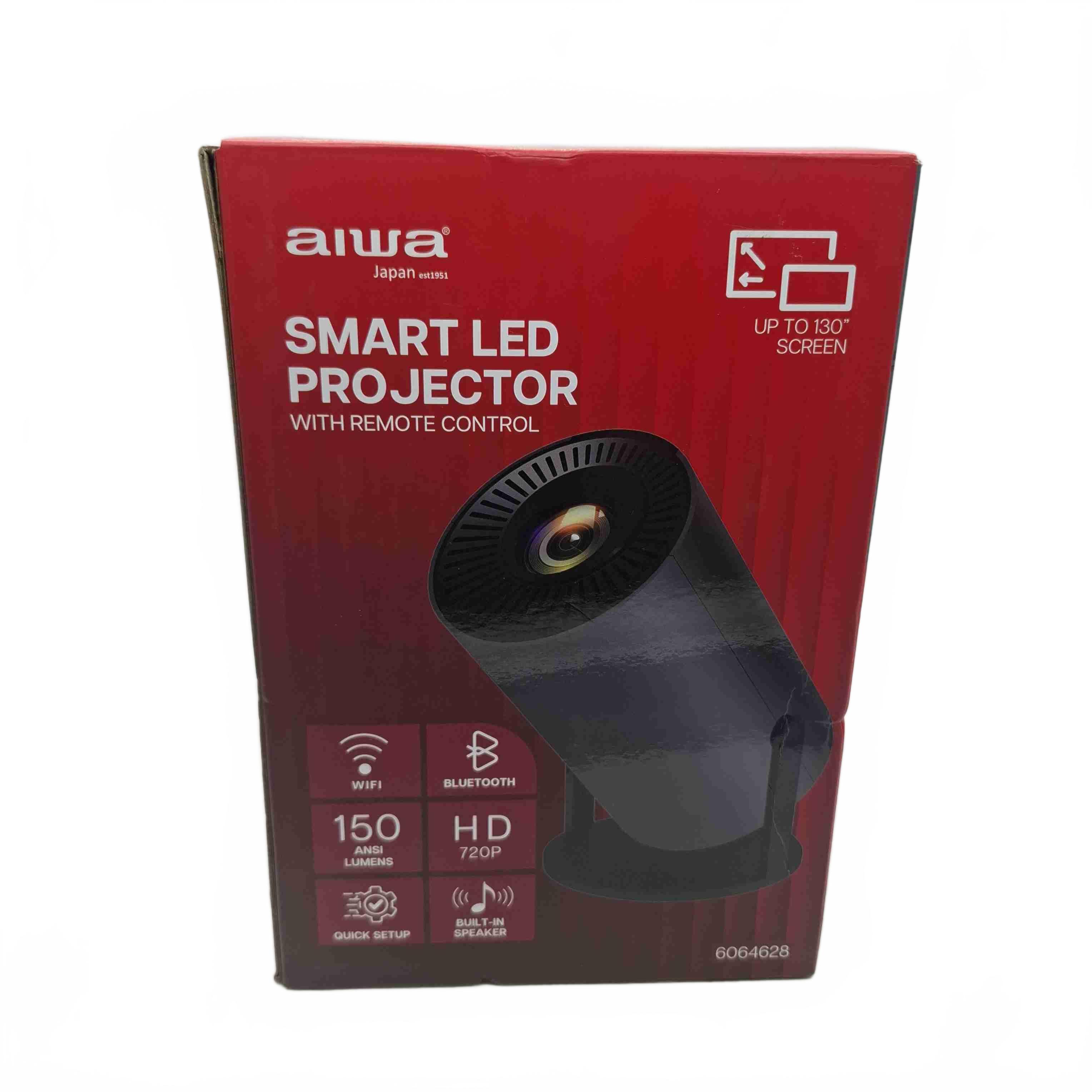 Aiwa Smart LED Projector 6064628 In Box + Remote (WR 1433686)