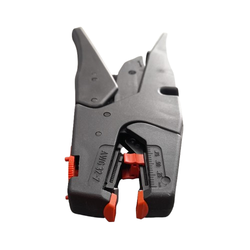 Knipex 12 40 200 Series Self-adjusting wire stripper, 0.03 mm² Min, 10 mm² Max, 200 mm Overall (MR)