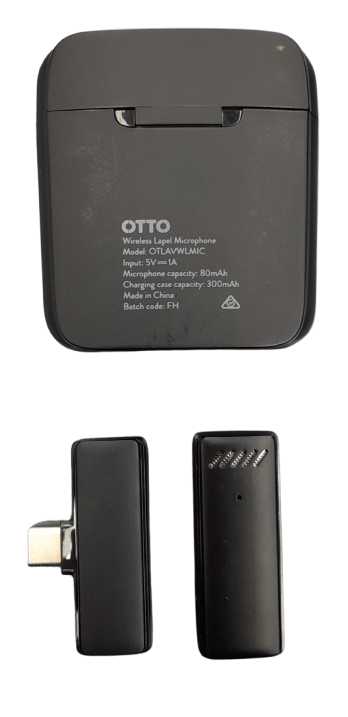 Otto OTLAVWLMIC Wireless Lapel Microphone with Accessories