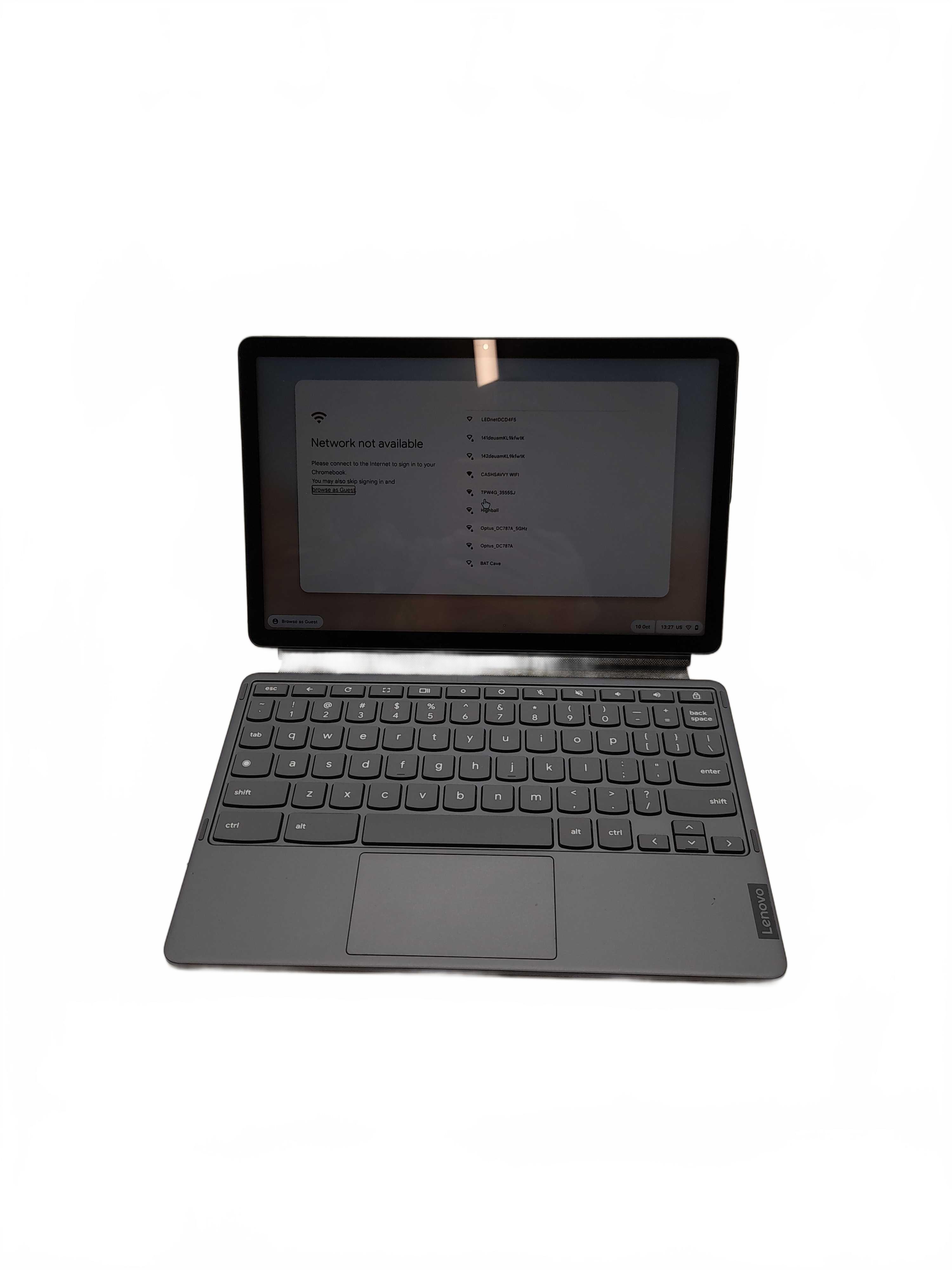 Lenovo Tablet 11Q727 Duet 3 128GB Chromebook Grey Black With Keyboard Great Working Condition (WL1431539)