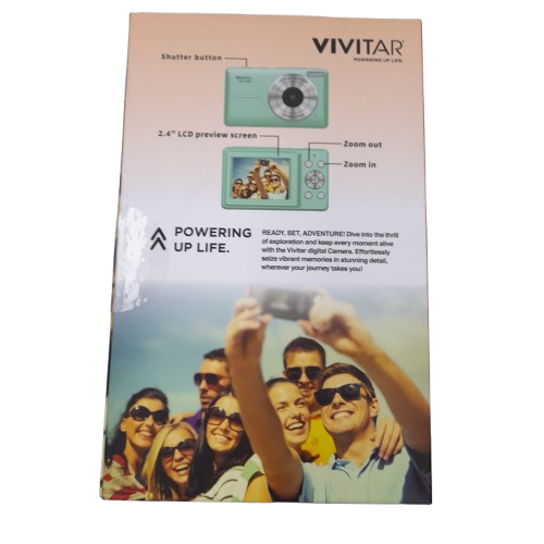 Vivitar Pop Snap Digital Compact Camera Green (LN)
