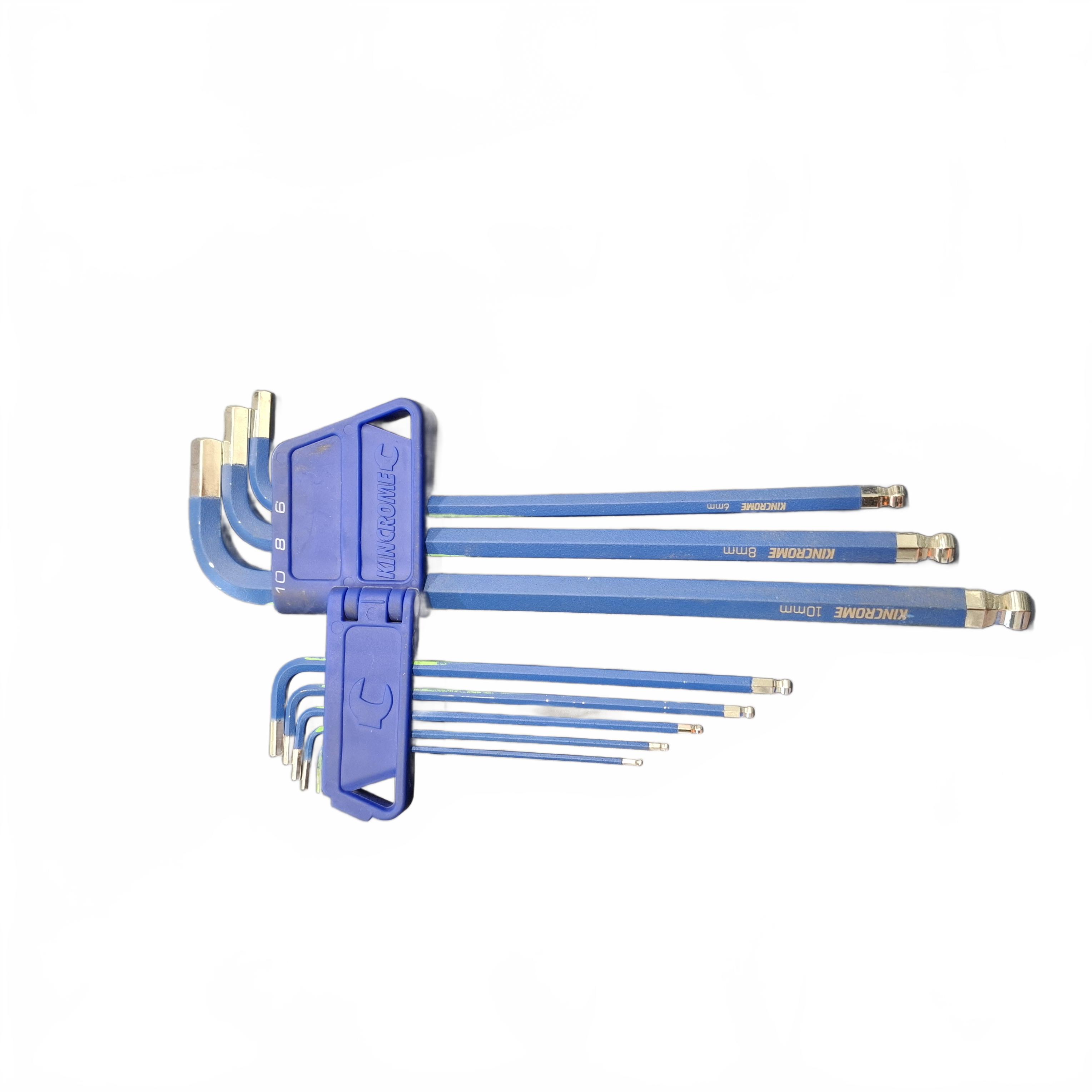Kincrome Allan Key Set 9 Piece Set Blue (JN)