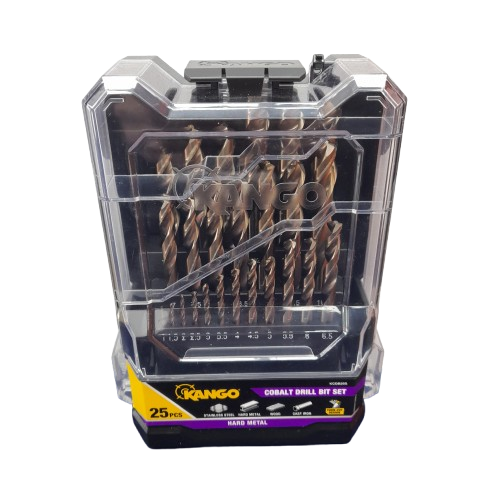 Kango 25-Piece Cobalt Drill Bit Set KCDB25S (LN)