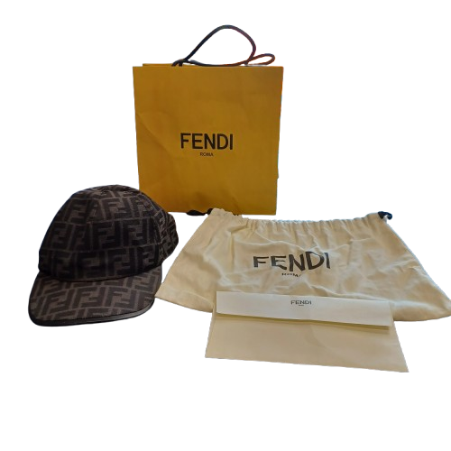 Fendi M.Cap Woven Fa FXQ768-ALHEF1ED915TU Black (LE)