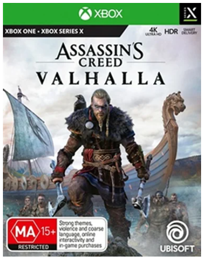Xbox One/Series Assassin’s Creed Valhalla, LIKE NEW With Case + Booklet