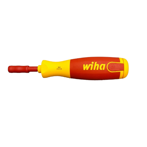 WIHA Screwdriver, Interchangeable Bits, Lift-Up, VDE, 6-Piece – (LN)