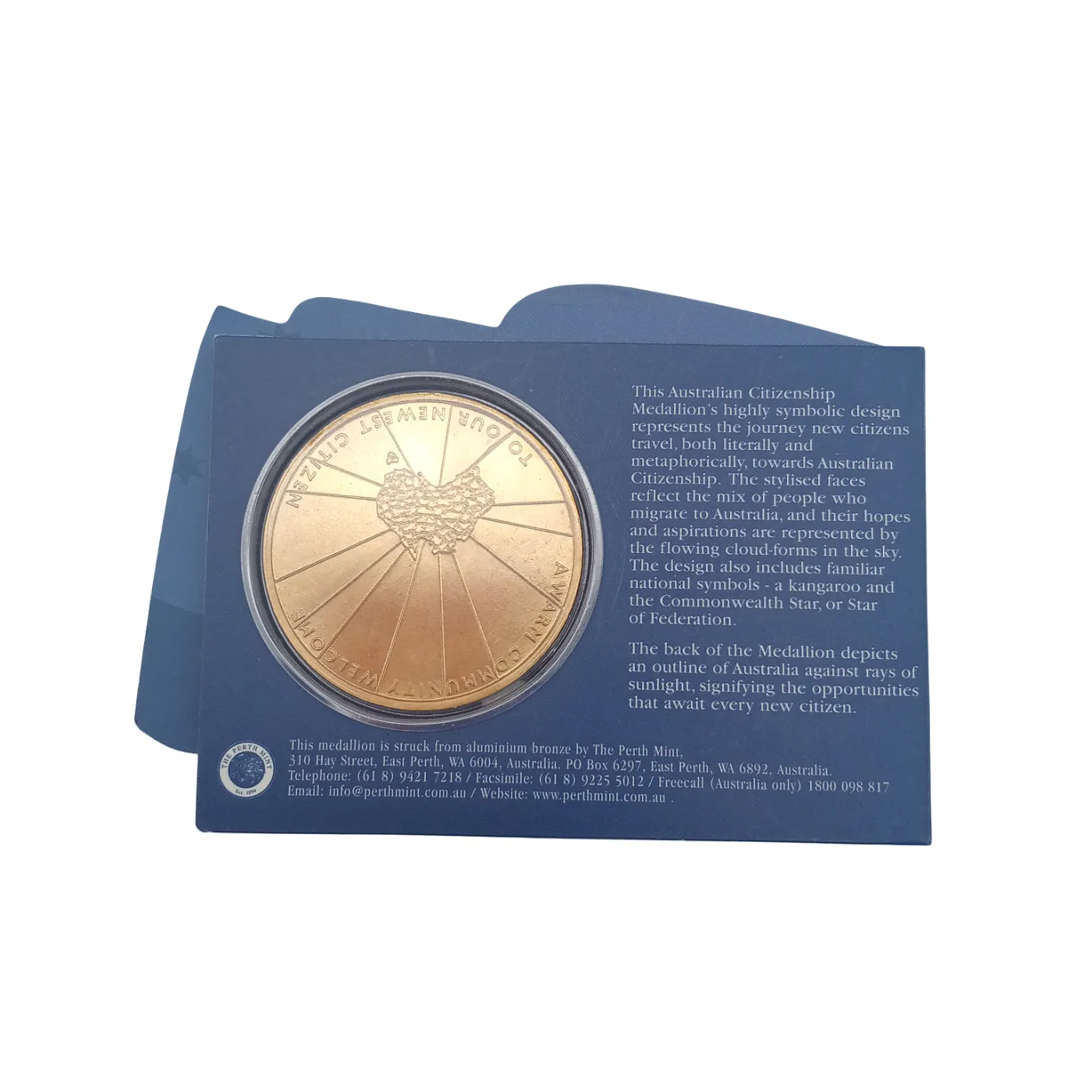 Perth Mint Medallion Citizenship Medal