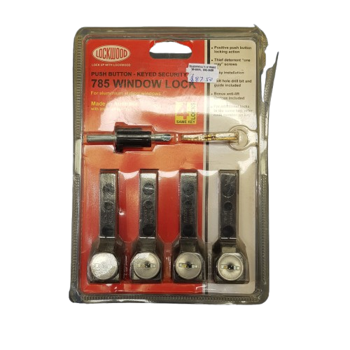 LOCKWOOD 785 WINDOW LOCKS Like New In Packaging