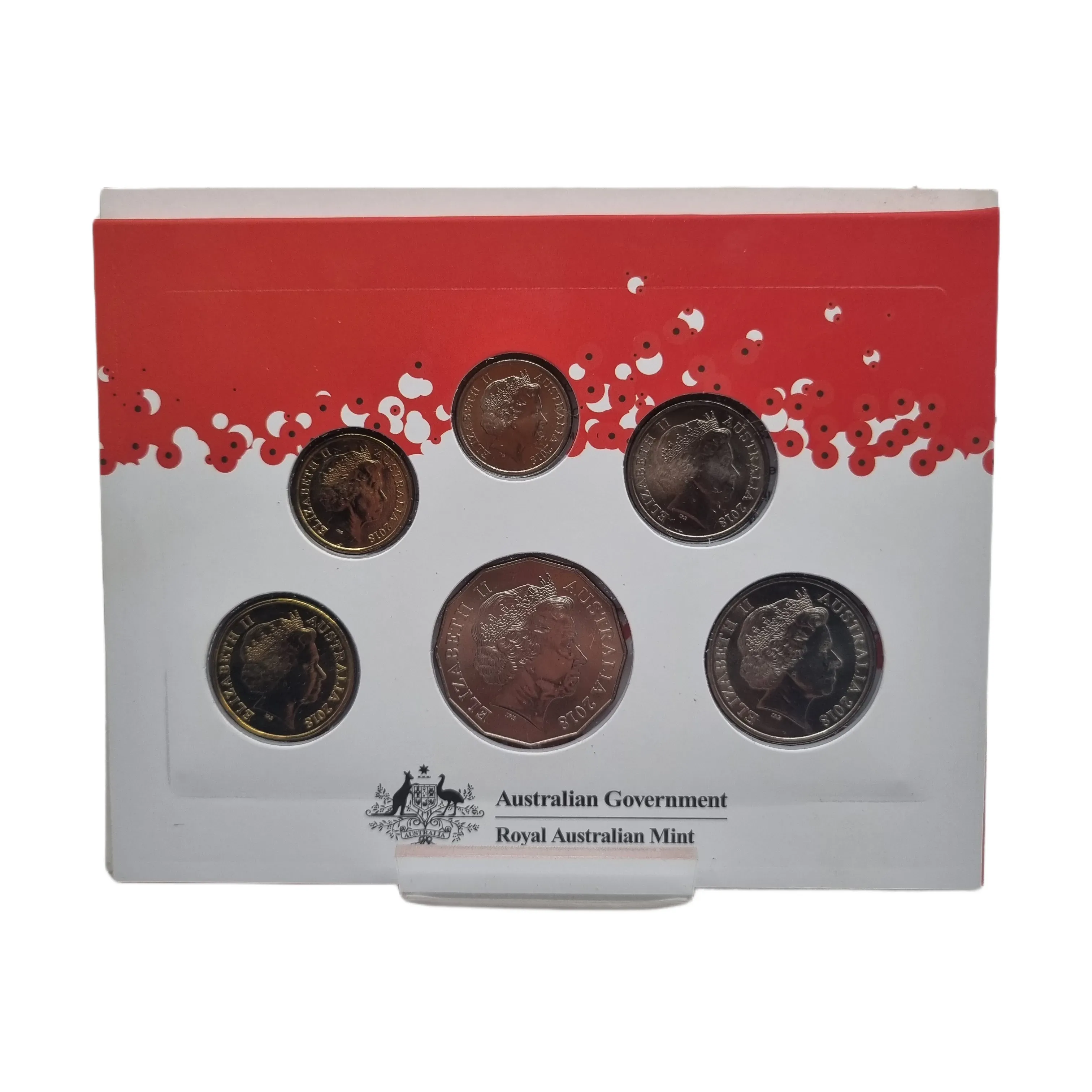 Royal Australian Mint 2018 Six Uncirculated Coin Set – Armistice Centenary 100 Years On