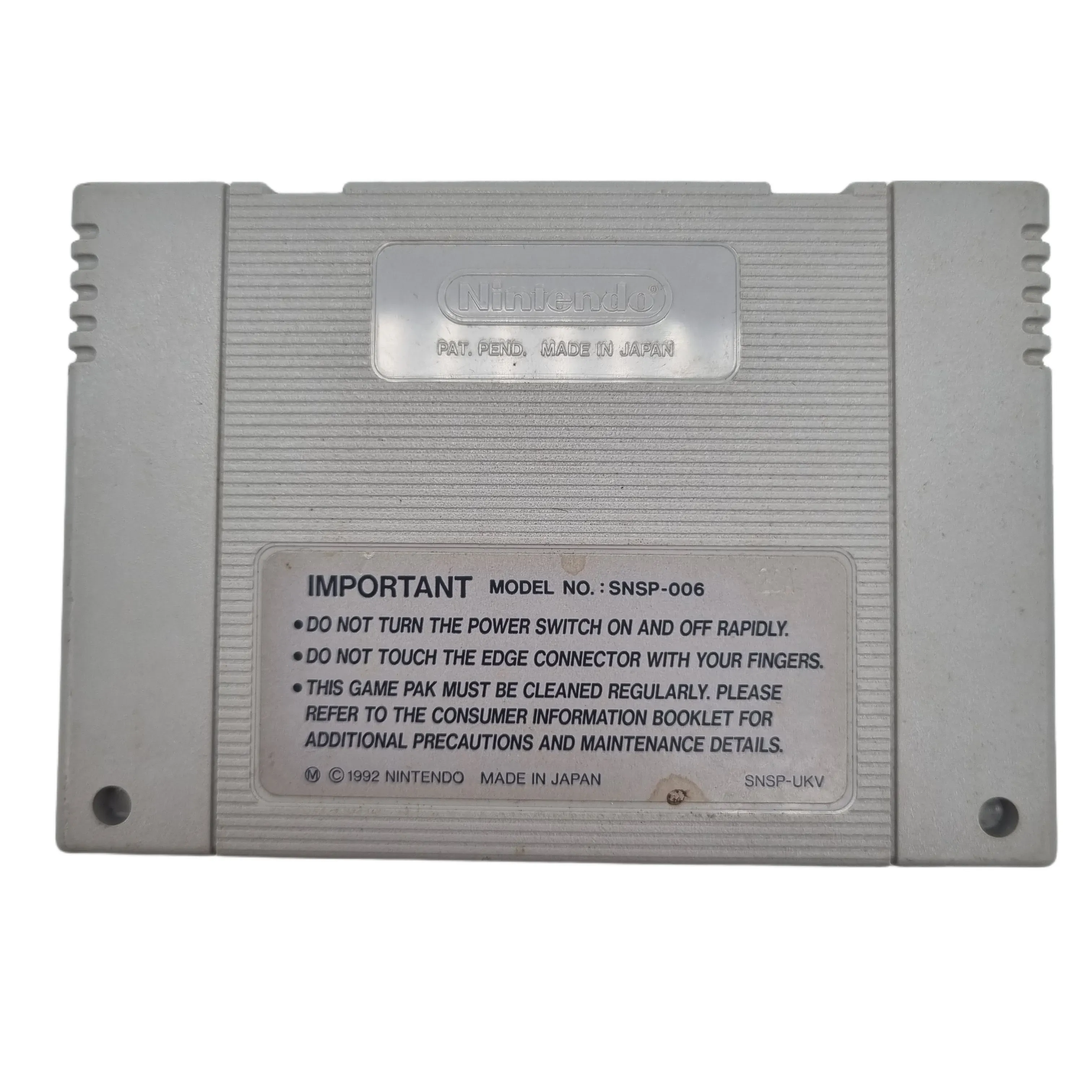 Super Nintendo Entertainment System PAL Version Game: Donkey Kong Country In Original Box
