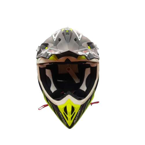 Airoh Aviator Motobike Helmet Size Small Black / Yellow
