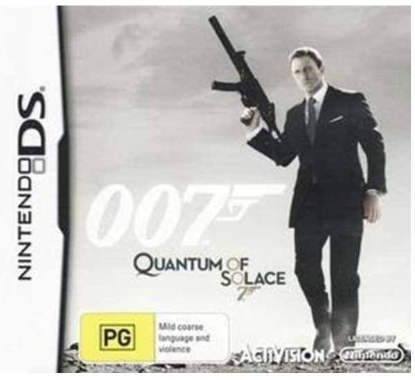 Quantum Of Solace 007 Nintendo DS Cartridge Only Good Condition (CP)