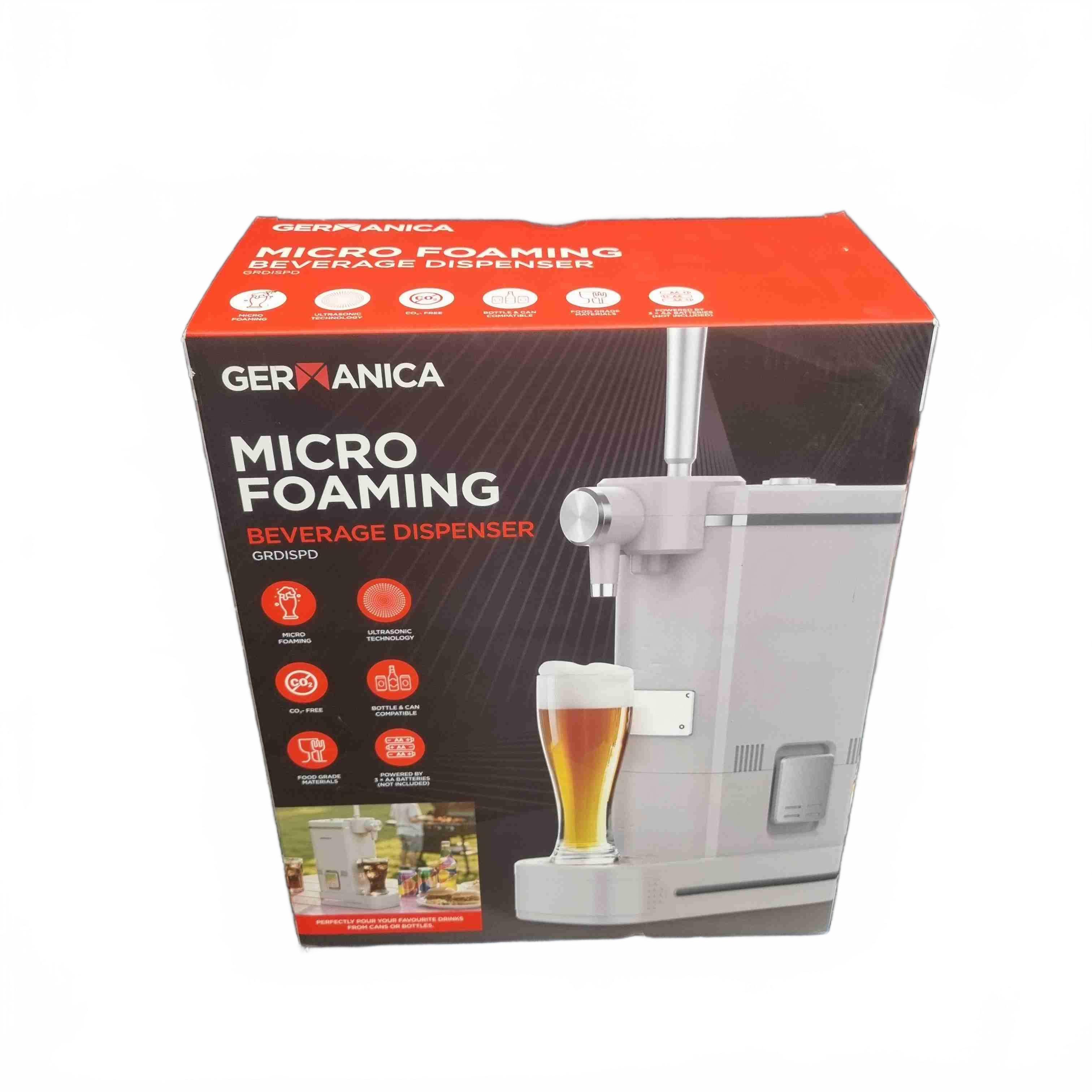 Germanica Micro Foaming Grey Beverage Dispenser In Box (1433430)