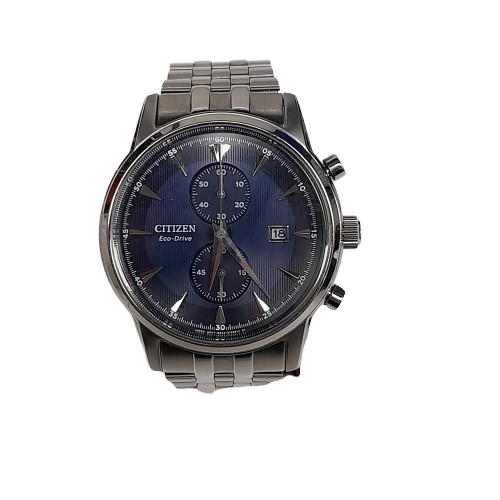 Citizen Eco-Drive B642-S115876 Men’s Silver Solar Watch with Box and Extra Links (MR)